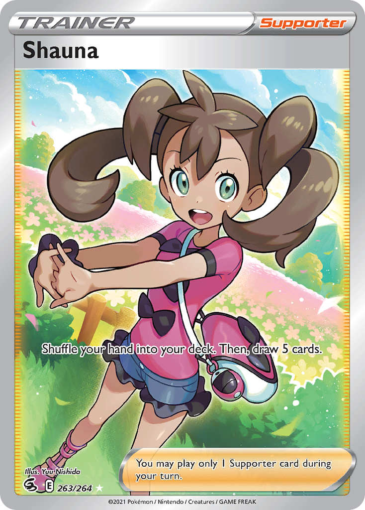 Shauna 263/264 Ultra Rare Fusion Strike Pokemon