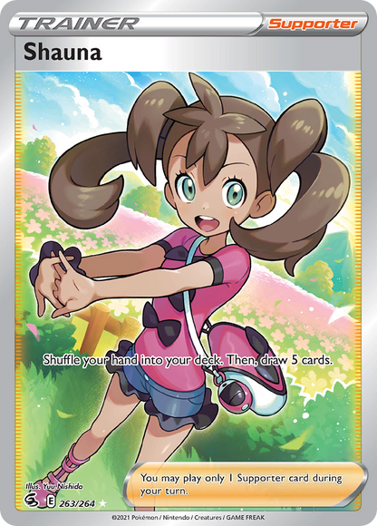 Shauna 263/264 Ultra Rare Fusion Strike Pokemon
