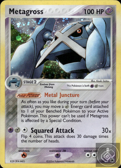 Metagross 11/101 Holo Rare Hidden Legends Pokemon Holo