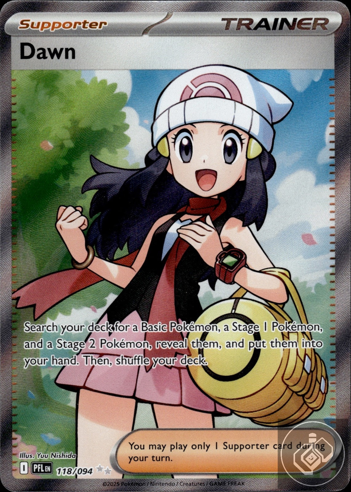 Dawn 118/094 Ultra Rare Phantasmal Flames Pokemon