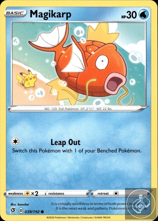 Magikarp 039/192 Common Rebel Clash Pokemon
