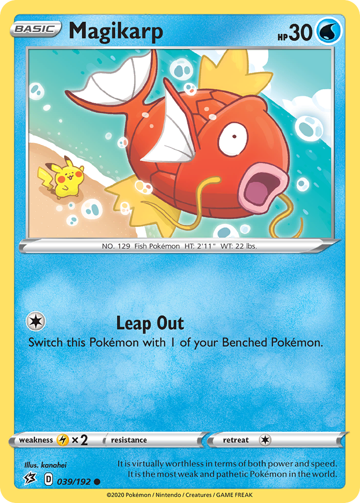 Magikarp 039/192 Common Rebel Clash Pokemon
