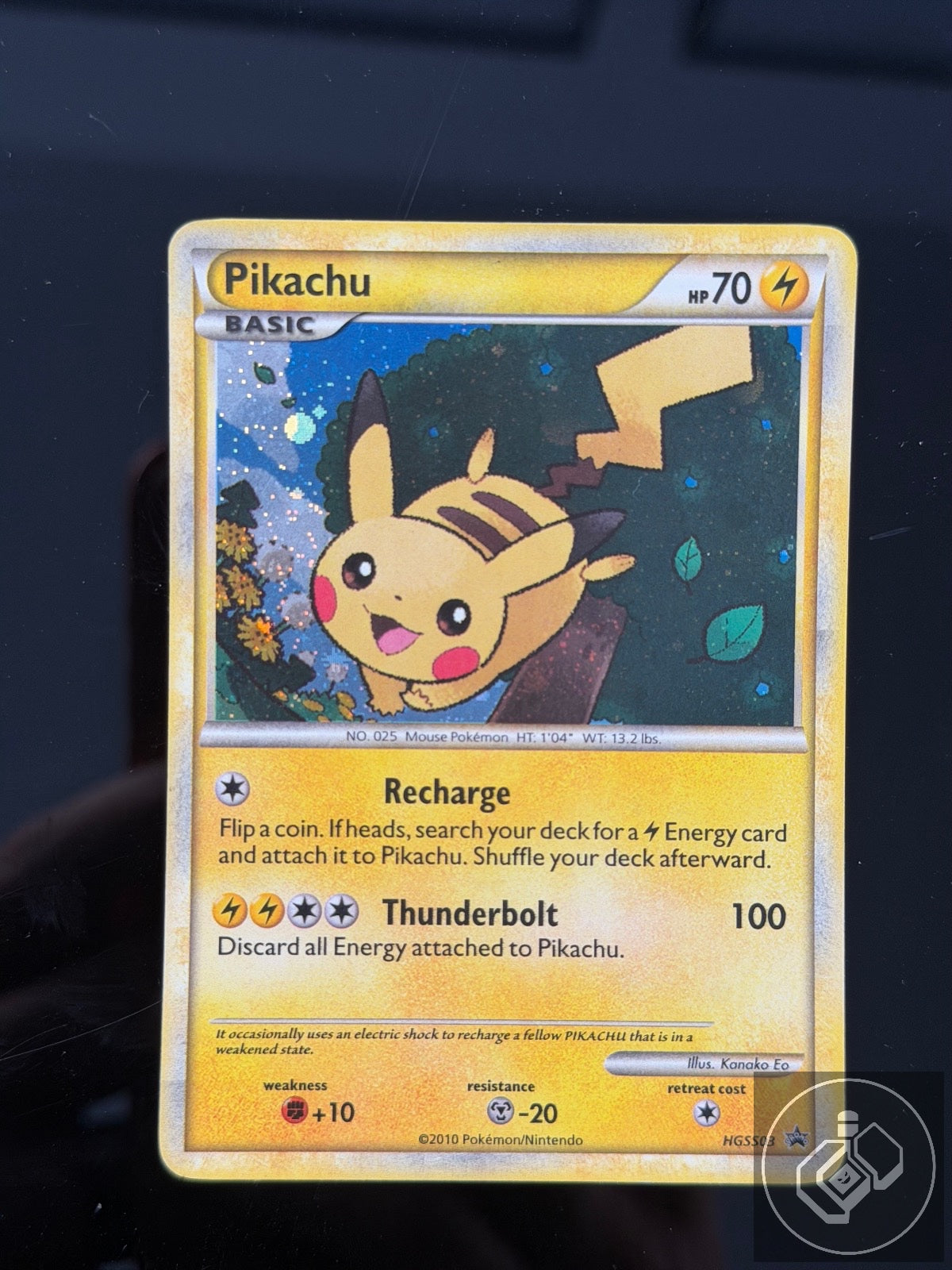 Pikachu HGSS03 Promo HGSS Black Star Promos Pokemon