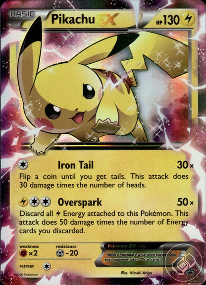 Pikachu EX XY84 Holo Promo XY Promo Pokemon