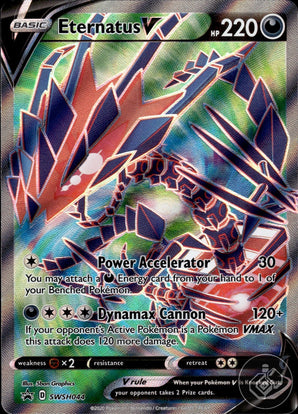Eternatus V SWSH044 Holo Promo Sword & Shield Promo Pokemon