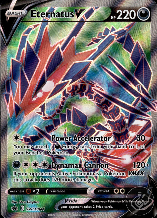 Eternatus V SWSH044 Holo Promo Sword & Shield Promo Pokemon