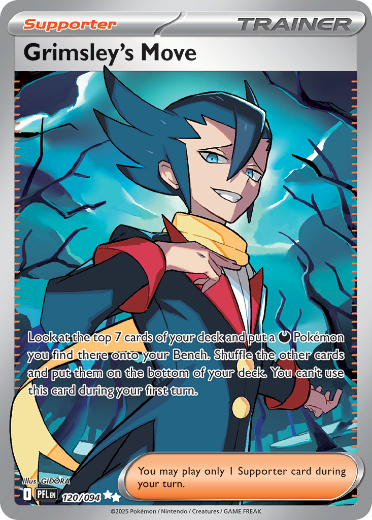 Grimsley's Move 120/094 Ultra Rare Phantasmal Flames Pokemon