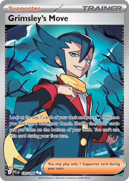 Grimsley's Move 120/094 Ultra Rare Phantasmal Flames Pokemon
