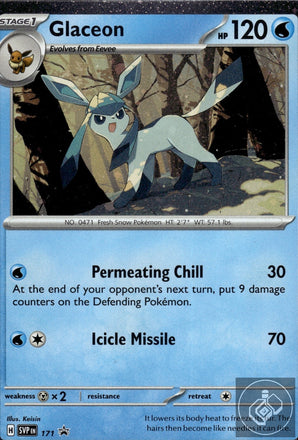 Glaceon (Cosmos Holo) 171 Promo Scarlet & Violet Promo Pokemon