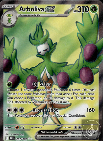 Arboliva ex 207/182 Ultra Rare Destined Rivals Pokemon
