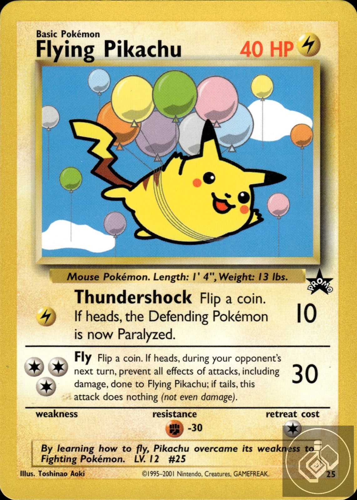 Flying Pikachu 25 Promo Wizards Black Star Promos Pokemon