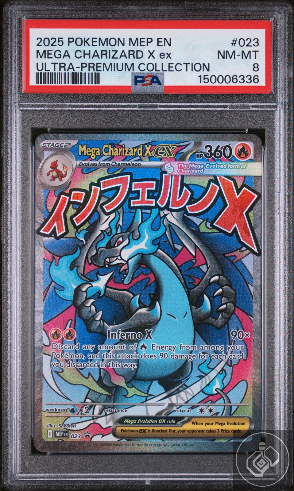Mega Charizard X EX 023 Ultra-premium Collection Pokemon PSA 8
