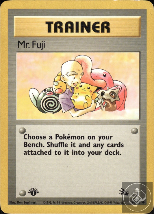Mr. Fuji 58/62 Uncommon Fossil Pokemon 1st Edition