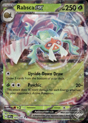 Rabsca ex 025/182 Double Rare Destined Rivals Pokemon