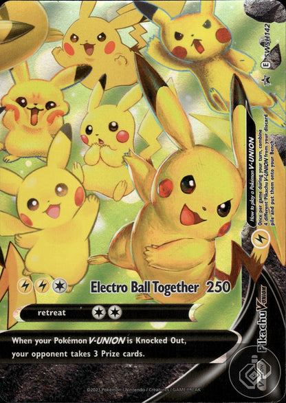 Pikachu V-Union SWSH142 Holo Promo Sword & Shield Promo Pokemon
