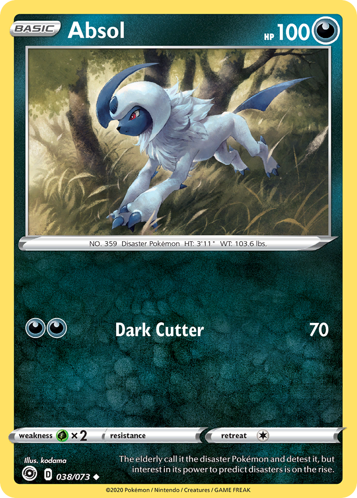 Absol 038/073 Uncommon Champion's Path Pokemon