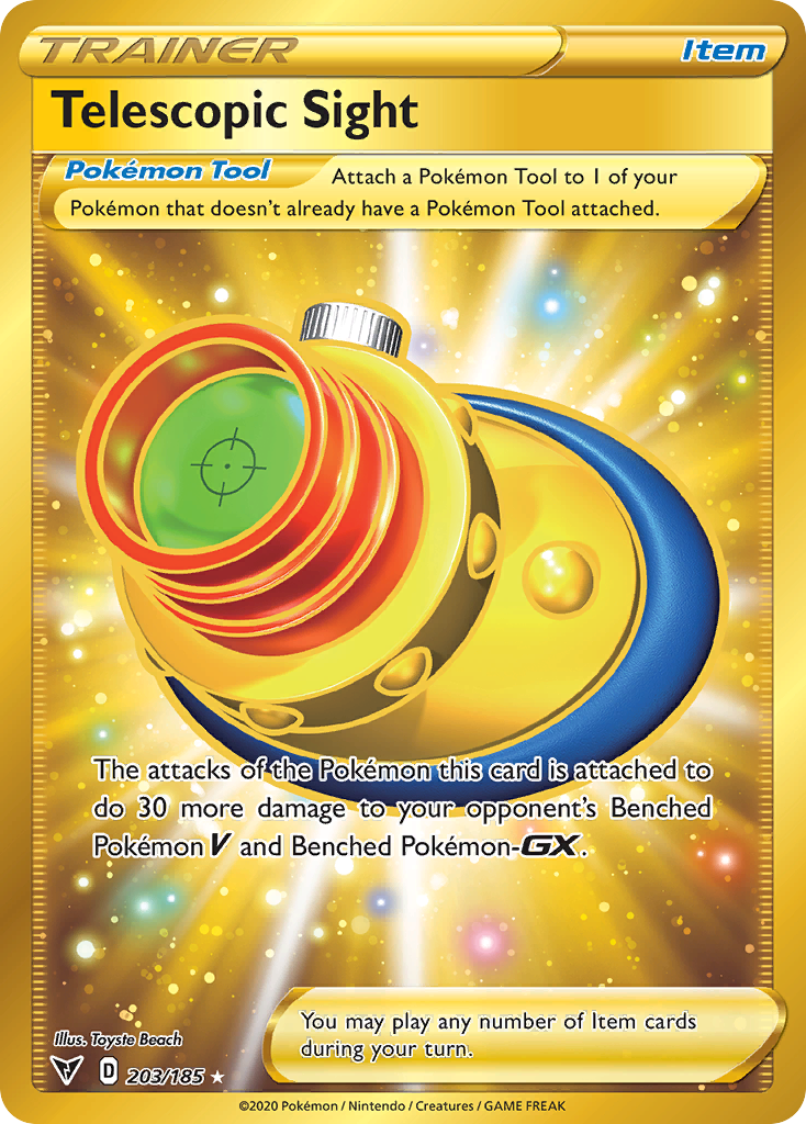 Telescopic Sight 203/185 Secret Rare Vivid Voltage Pokemon