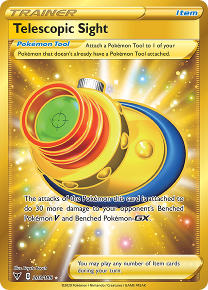 Telescopic Sight 203/185 Secret Rare Vivid Voltage Pokemon