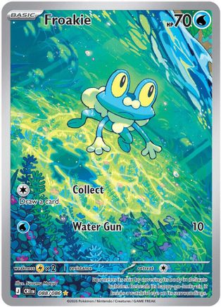 Froakie 088/086 Shiny Rare ME04: Chaos Rising Pokemon