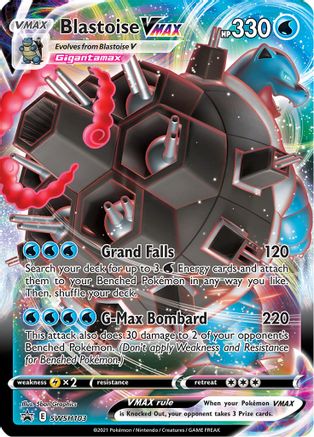 Blastoise VMAX SWSH103 Holo Promo Sword & Shield Promo Pokemon