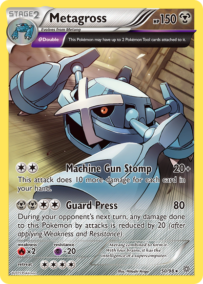 Metagross 50/98 Rare Ancient Origins Pokemon