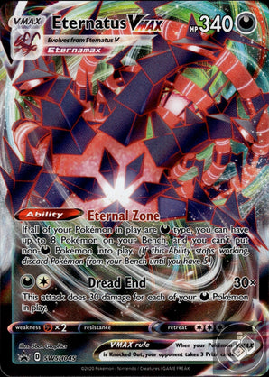Eternatus VMAX SWSH045 Holo Promo Sword & Shield Promo Pokemon