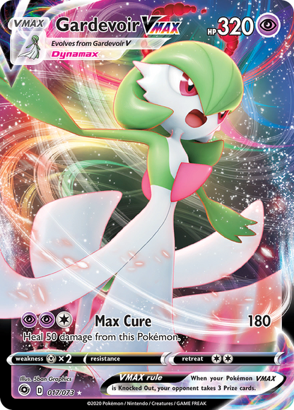 Gardevoir VMAX 017/073 Holo VMAX Rare Champion's Path Pokemon
