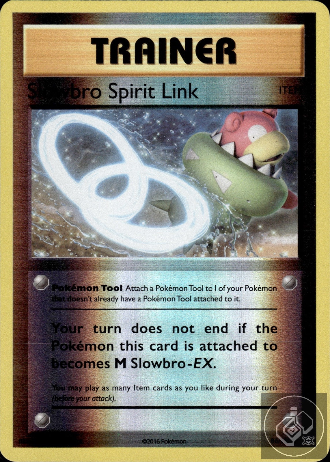 Slowbro Spirit Link 86/108 Uncommon Evolutions Pokemon Reverse Holo