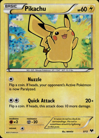 Pikachu 42/146 Common XY Pokemon Reverse Holo