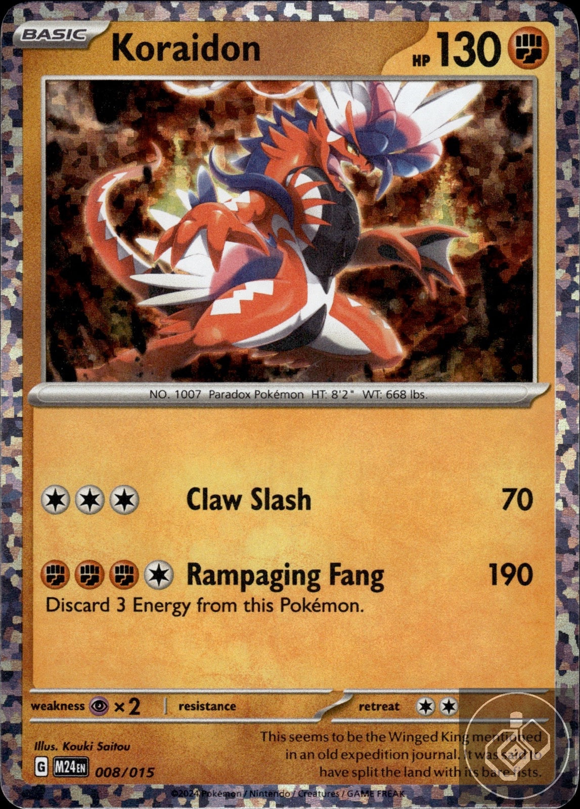 Koraidon 008/015 Holo Promo McDonald's Promos 2024 Pokemon