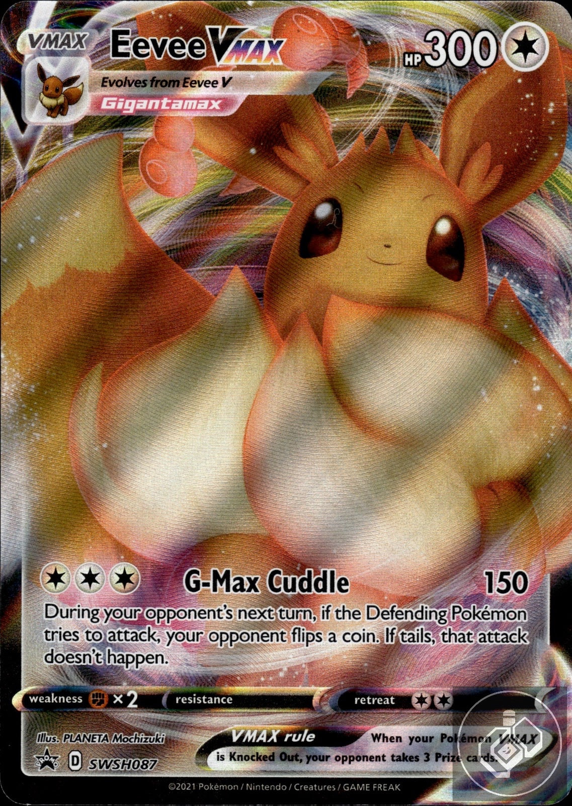 Eevee VMAX SWSH087 Holo Promo Sword & Shield Promo Pokemon
