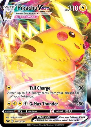 Pikachu VMAX SWSH286 Holo Promo Sword & Shield Promo Pokemon