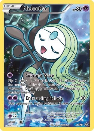 Meloetta XY120 Holo Promo XY Promo Pokemon