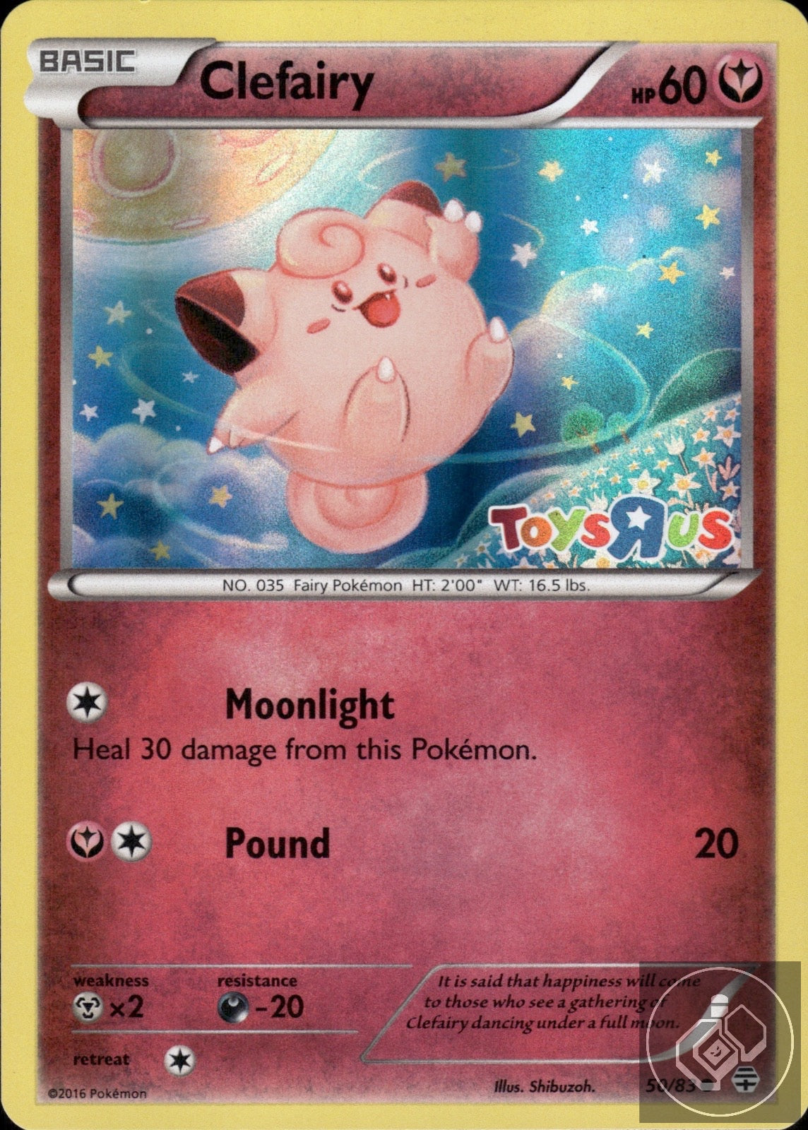 Clefairy 050/083 Holo Promo Miscellaneous Cards & Products Pokemon Holo