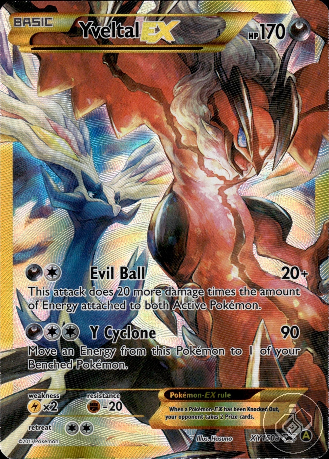 Yveltal EX XY150A Holo Promo Alternate Art Promos Pokemon