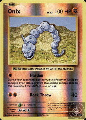 Onix 61/108 Common Evolutions Pokemon Reverse Holo