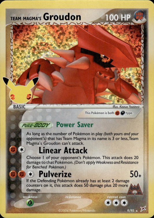 Team Magma's Groudon 9/95 Celebrations: Classic Collection Pokemon