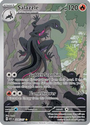 Salazzle 224/217 Illustration Rare Ascended Heroes Pokemon