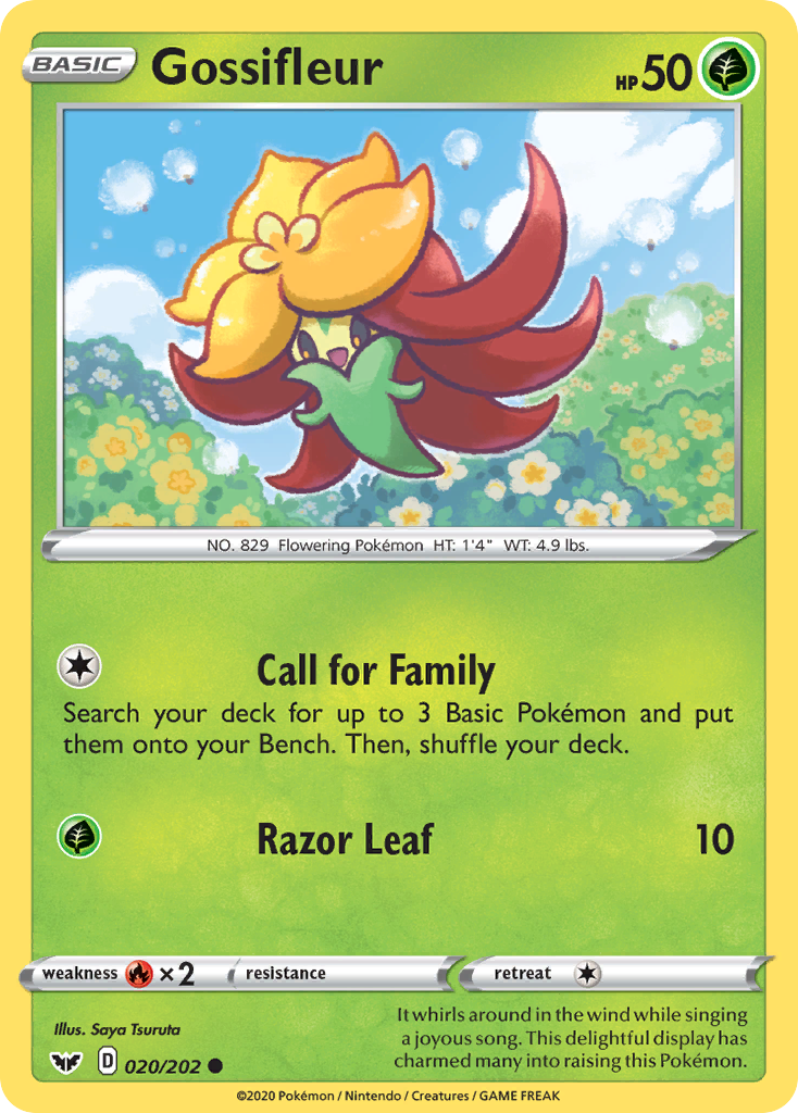 Gossifleur 020/202 Common Sword & Shield Pokemon