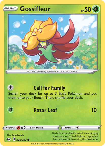 Gossifleur 020/202 Common Sword & Shield Pokemon