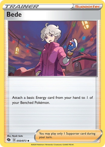 Bede 050/073 Uncommon Champion's Path Pokemon