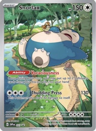 Snorlax 051 Holo Promo Scarlet & Violet Promo Pokemon