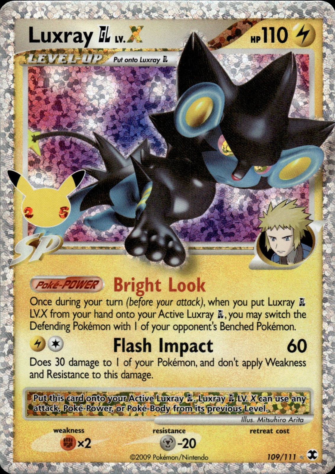 Luxray GL LV.X 109/111 Celebrations: Classic Collection Pokemon