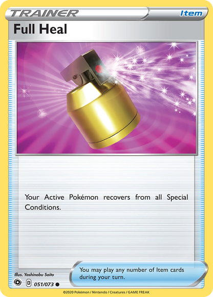 Full Heal 051/073 Uncommon Champion's Path Pokemon