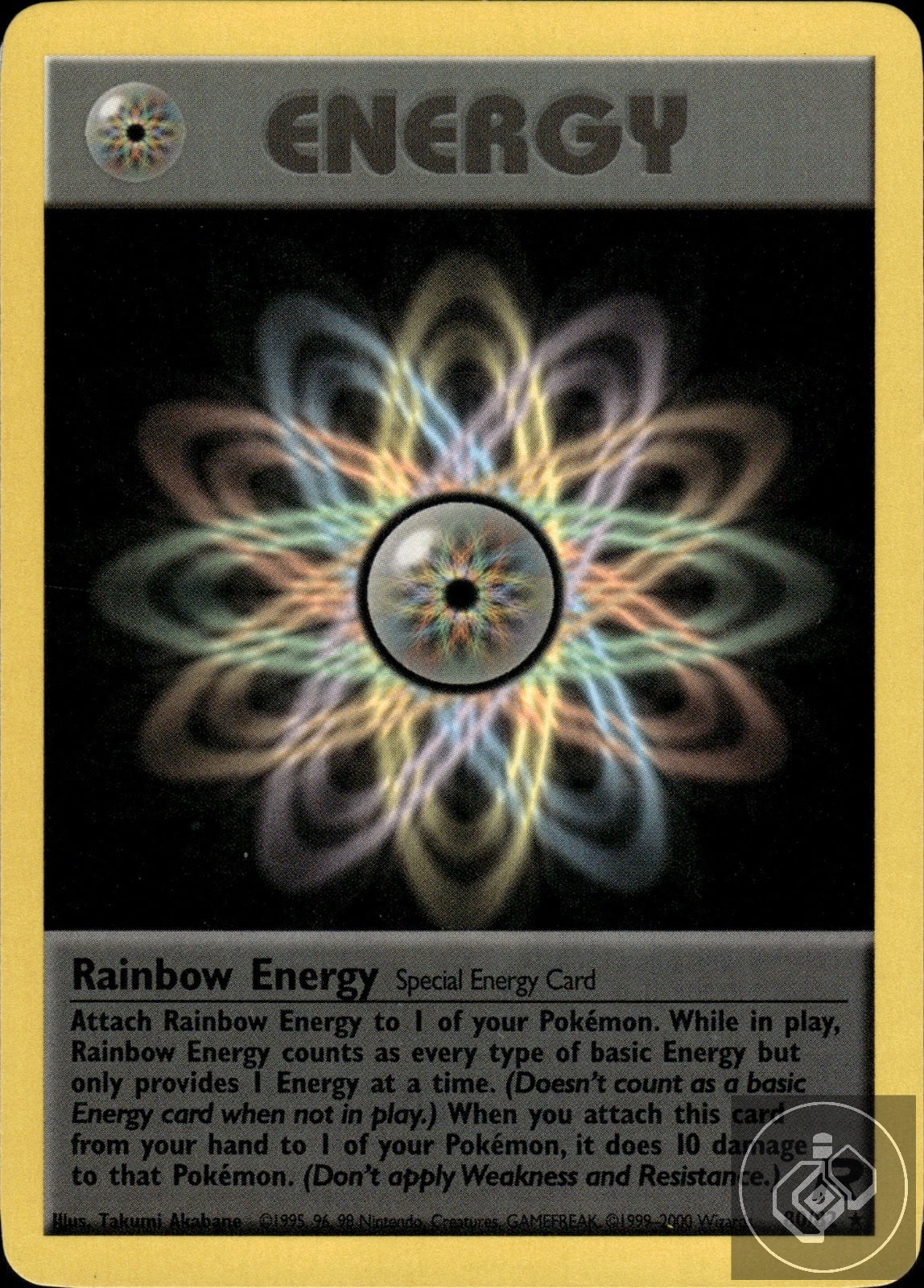Rainbow Energy 80/82 Rare Team Rocket Pokemon Unlimited