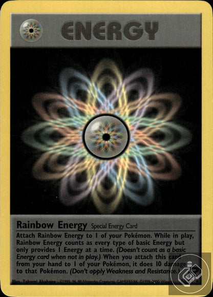 Rainbow Energy 80/82 Rare Team Rocket Pokemon Unlimited