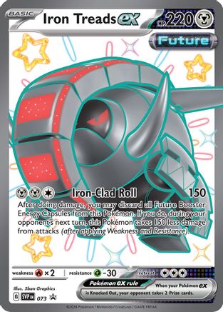 Iron Treads ex 073 Holo Promo Scarlet & Violet Promo Pokemon