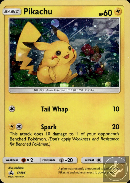 Pikachu - SM86 Holo Promo Sun & Moon Promo Pokemon
