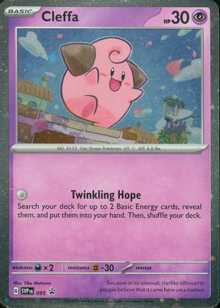 Cleffa 095 Holo Promo Scarlet & Violet Promo Pokemon