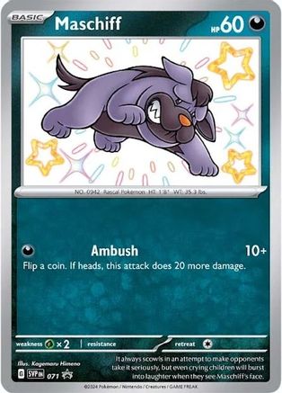 Maschiff 071 Holo Promo Scarlet & Violet Promo Pokemon